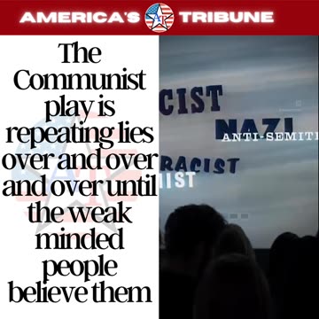 Here is the Communist Play being Executed on Our Soil