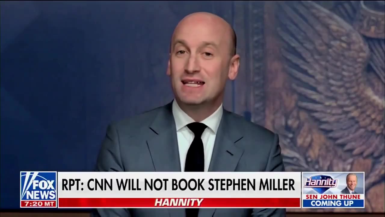 Stephen Miller says CNN is refusing to book him