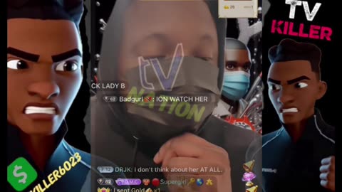 MESSY CALLER TELLS HIS LIVE CRAZY LADY BEE UP NEX T BOX GIRLS NOT HAVING IT