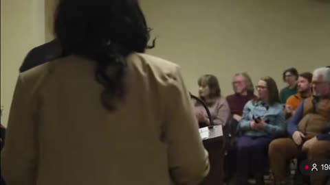Man Detained After Spraying Ilhan Omar With Substance During Town Hall Meeting