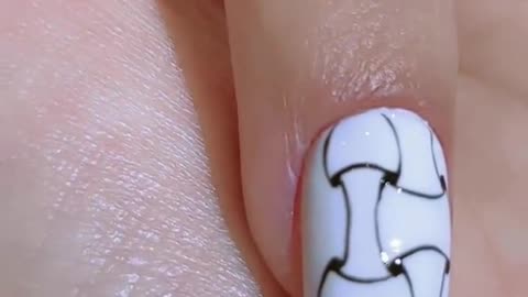 Qeepet nail art tutorial! #nail art # #hand painted nail art # #knitted nail art