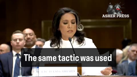 I refuse to be THEIR puppet." -Tulsi Gabbard