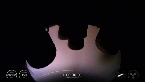 Starship has successfully ignited one of its Raptor engines while in space