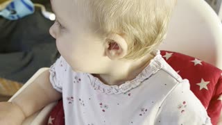 Baby Kayla Shows Off Her Cute Bow 🎀