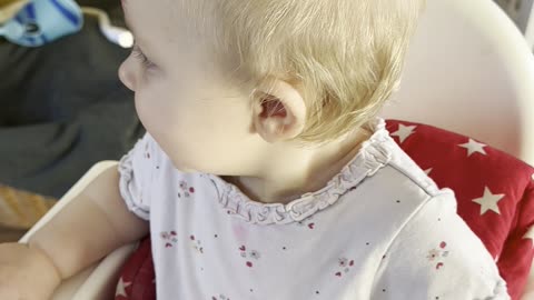 Baby Kayla Shows Off Her Cute Bow 🎀