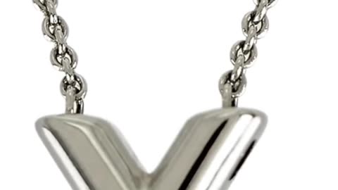 LOUIS VUITTON ESSENTIAL V METAL NECKLACE