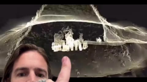 LIDAR Ai protine fiber beams at Devils Tower