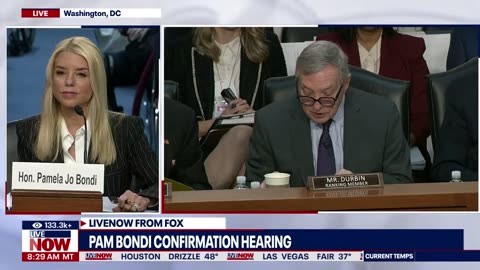 Pam Bondi Confirmation Hearing