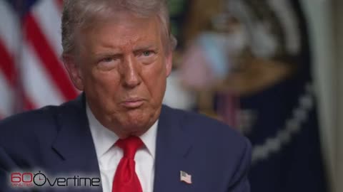 President Donald Trump's extended 60 Minutes interview