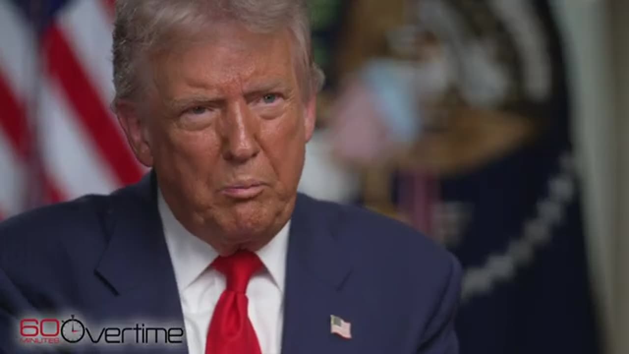 President Donald Trump's extended 60 Minutes interview