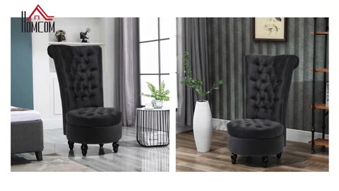 Channel Your Inner Royalty Chic Tufted Accent Chair