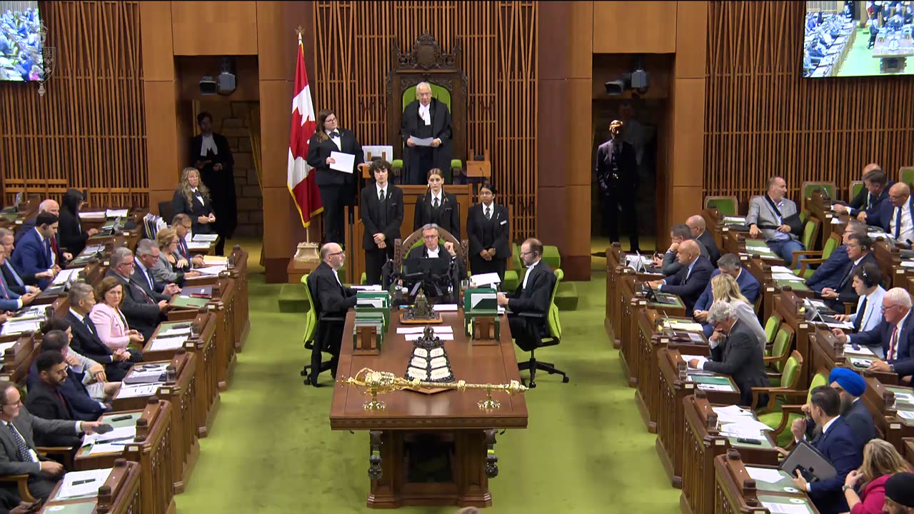 Question Period for HoC Sitting No. 26 House of Commons, Monday, Sep 22, 2025