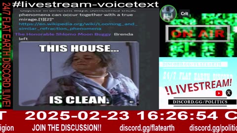 24/7 Flat Earth Discord !LIVE! - The Final Proposition - 2/23/25 - Ep.1