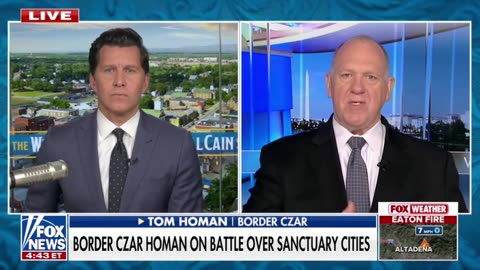 Tom Homan: "We're hitting every sanctuary city right now."