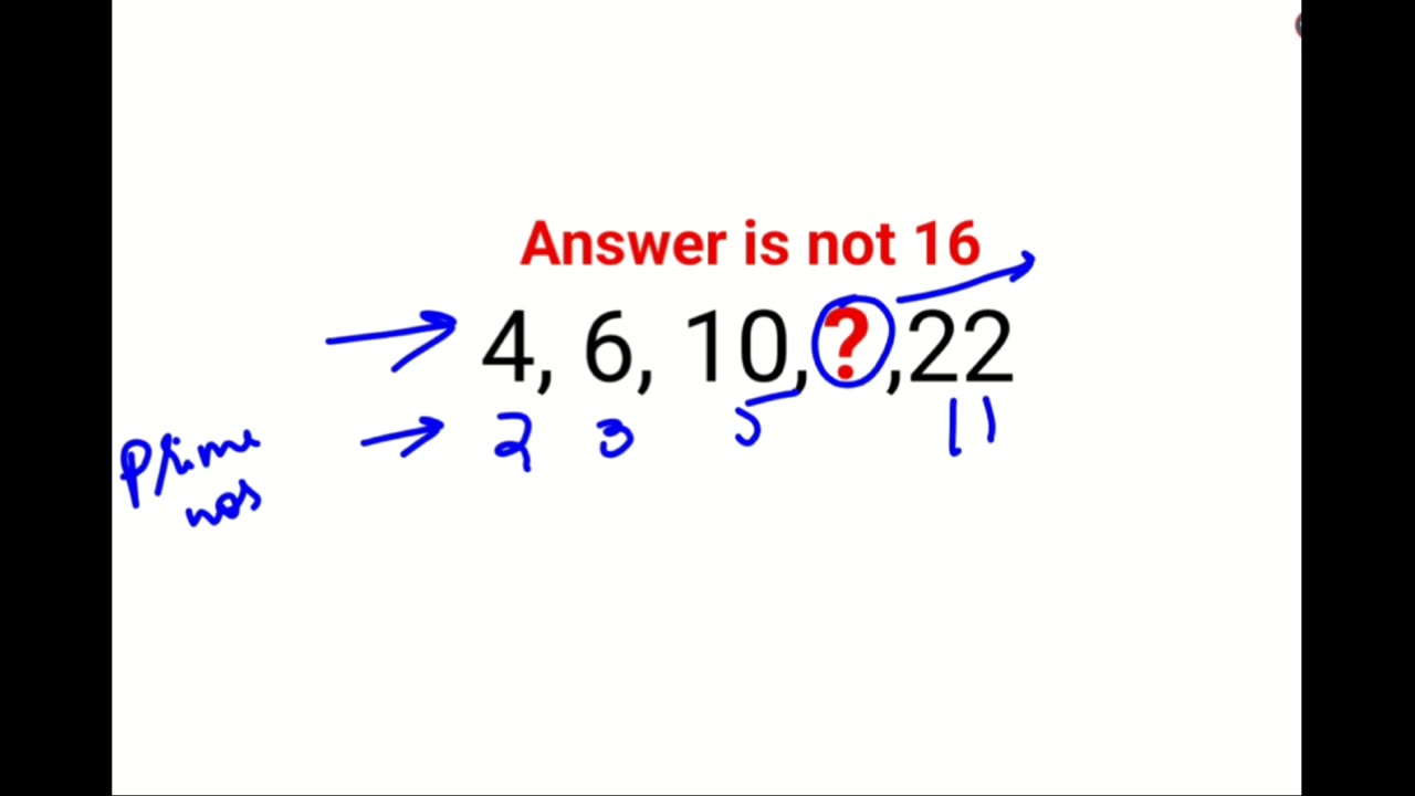 4, 6, 10, ? , 22 Answer is not 16.Literally 99% could not complete this Ukraine series test!#ukraine