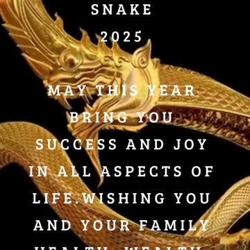 Happy lunar New Year of the Snake