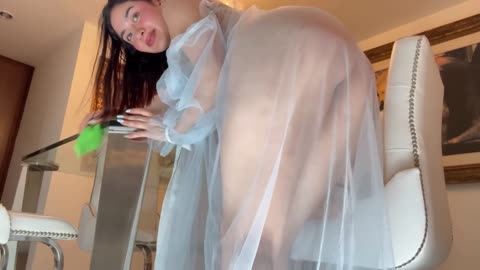 Transparent dress