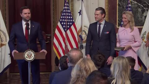 LIVE: Pete Hegseth sworn in as defense secretary