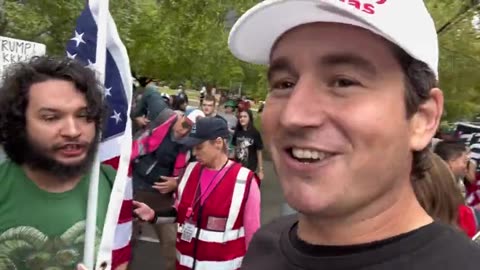 Alex Stein- The no kings vaccine injured protesters are violent af