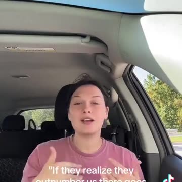 👀White liberal Tiktoker calls for citizens to shoot at ICE agents while they work