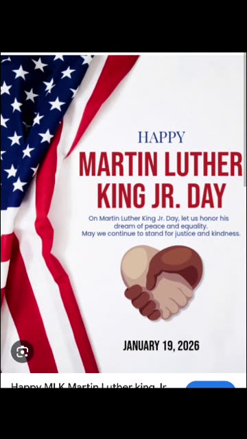 happy mlk jr day 2026 1/19/26