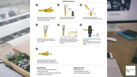 Cable Matters 100-Pack Cat 6 Pass Through RJ45 Connectors