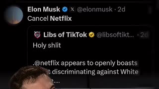 Elon Musk acaba de soltar una granada en las redes al cancelar su Netflix