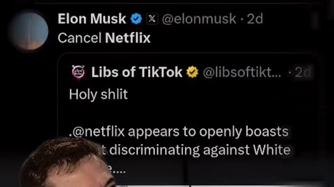 Elon Musk acaba de soltar una granada en las redes al cancelar su Netflix