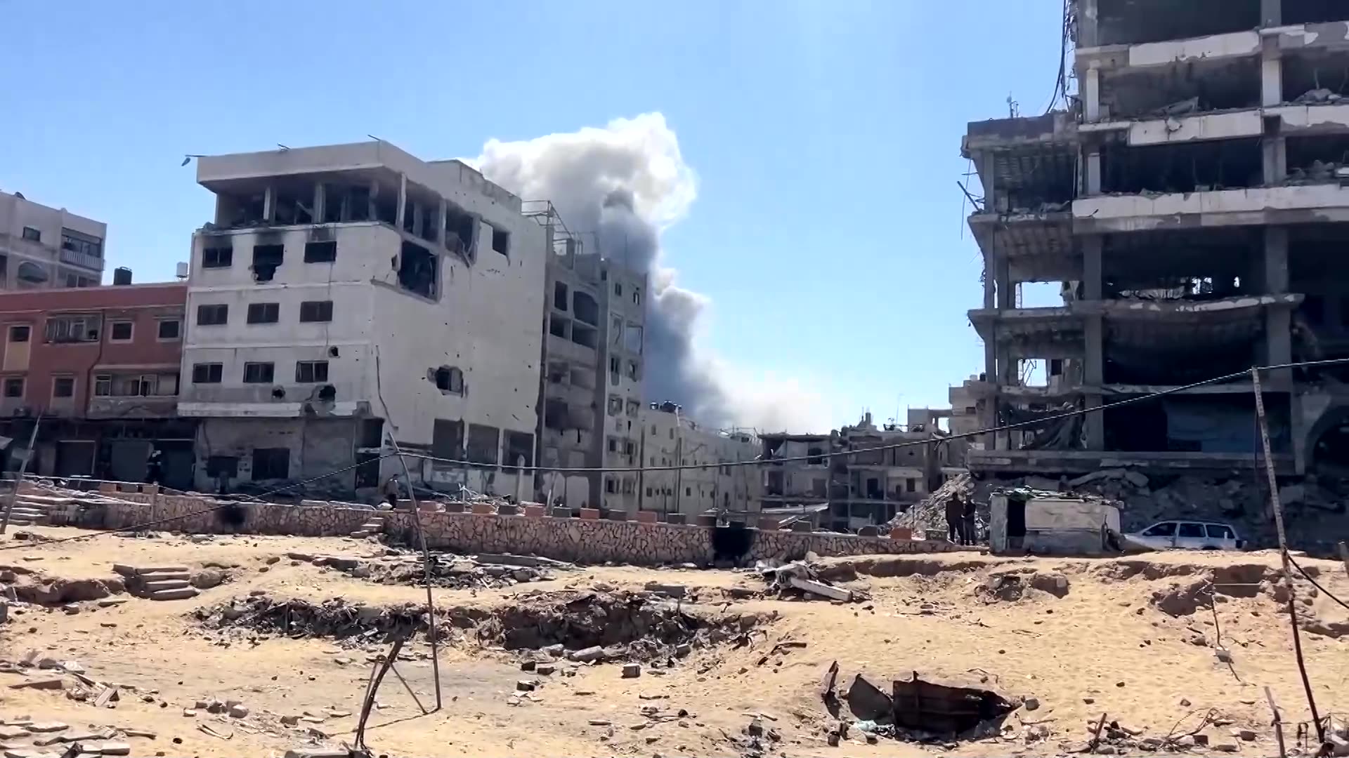 Israel shells Gaza on war anniversary amid talks over Trump plan