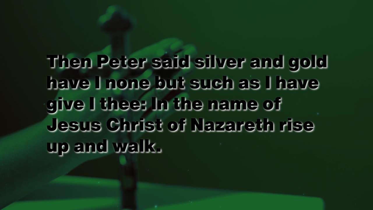 Rise Up And Walk Acts 3:6