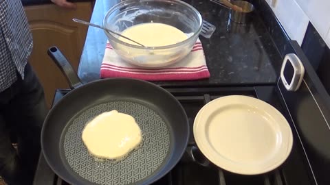 Fluffy Strawberry Pancakes Made at Home