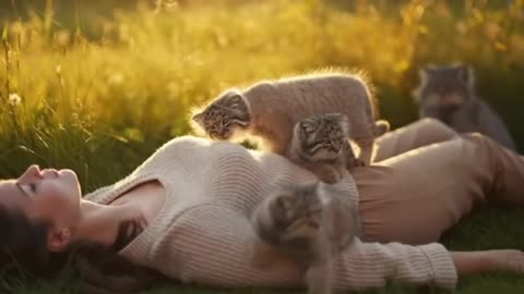 A Rainy Day Miracle | The Manul Who Found a Home (AI ShortFilm)