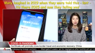 GUESS WHATS ON THE TABLE? Vaccine Passports for Travellers CHINA