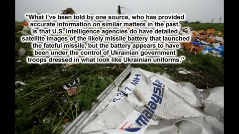 Whistleblower Ukrainian Troops Shot Down MH17