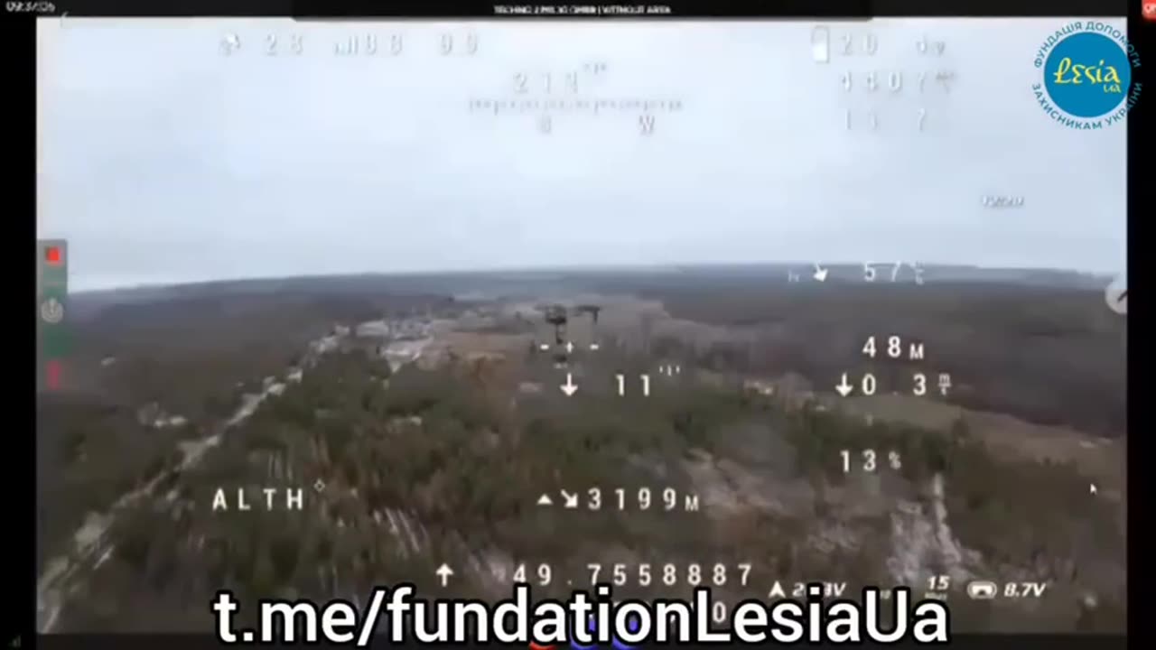 Ukrainian Drone with 2 Shotguns Shoots Down Russian Drone