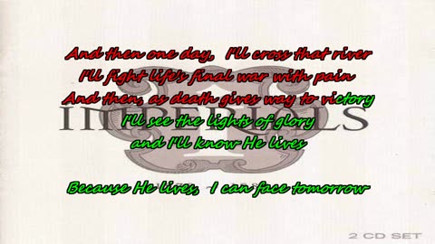 The Imperials ~ Because He Lives {a thousand times worth karaoke}