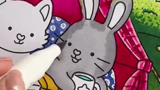 🤗🌟 Get huggy with Cozy Huggy Coloring Book! 🐻💕