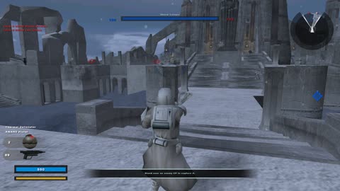 Star Wars Battlefront II 2005: Instant Action Conquest Rhen Var: Citadel Empire Gameplay
