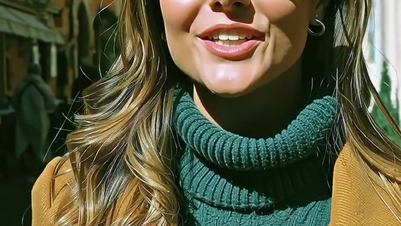 The video is made with AI, it may be artificial