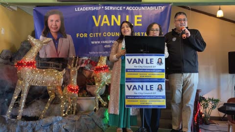 Vân Lê ƯCV Nghị Viên San Jose California Và Người Ủng Hộ Phần 1.