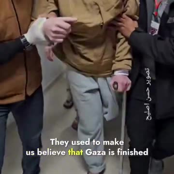 ⚡️JUST IN: Freed Palestinian prisoner, Adel Tayseer Sobeih