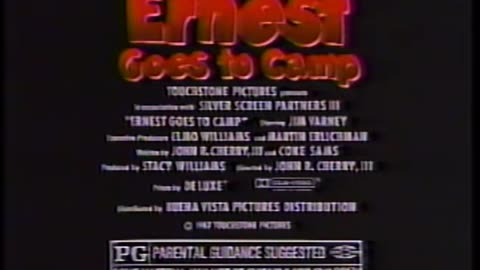 Trailer : Ernest Goes to Camp (1987)