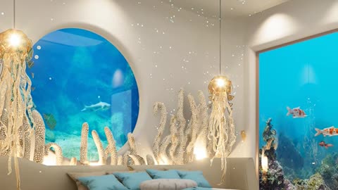 Modern Underwater Bedroom