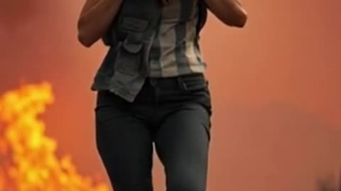 Heart-Stopping Moment Mother Saves Child from Devastating Wildfire in Los Angeles 🌪🔥
