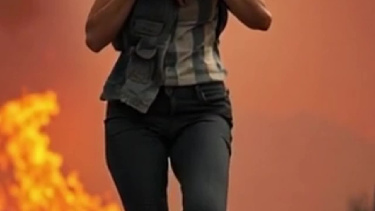 Heart-Stopping Moment Mother Saves Child from Devastating Wildfire in Los Angeles 🌪🔥