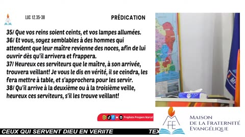 CULTE DU 12/10/2025 THEME : HEUREUX CEUX QUI SERVENT DIEU EN VERITE