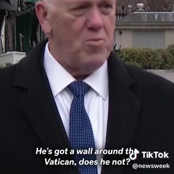 LIFELONG CATHOLIC TOM HOMAN HAS WORDS FOR POPE FRANCIS!