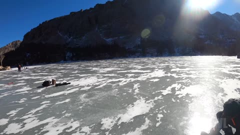 Ice Fishing THREE LAKES Targeting THREE SPECIES in ONE DAY! (The Rocky Mountain Grand Slam)