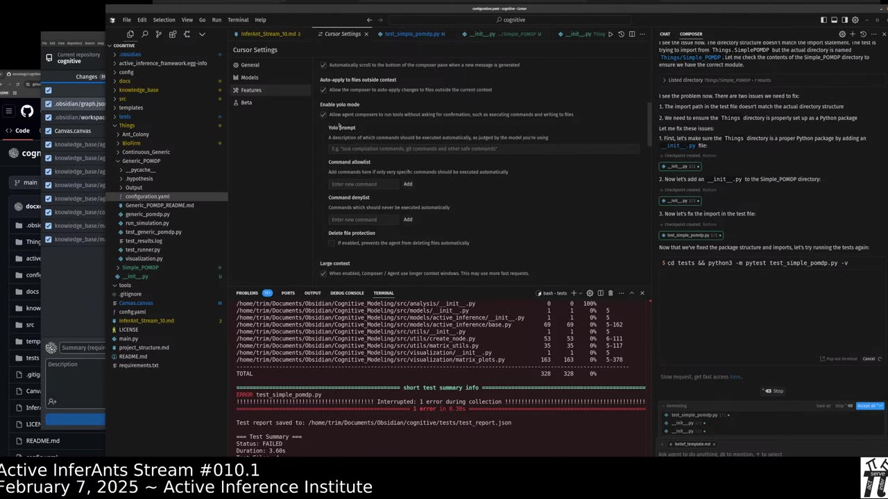 Active InferAnt Stream 010.1 ~ plain_text for active_inference: Modeling, Learning, and Exploration