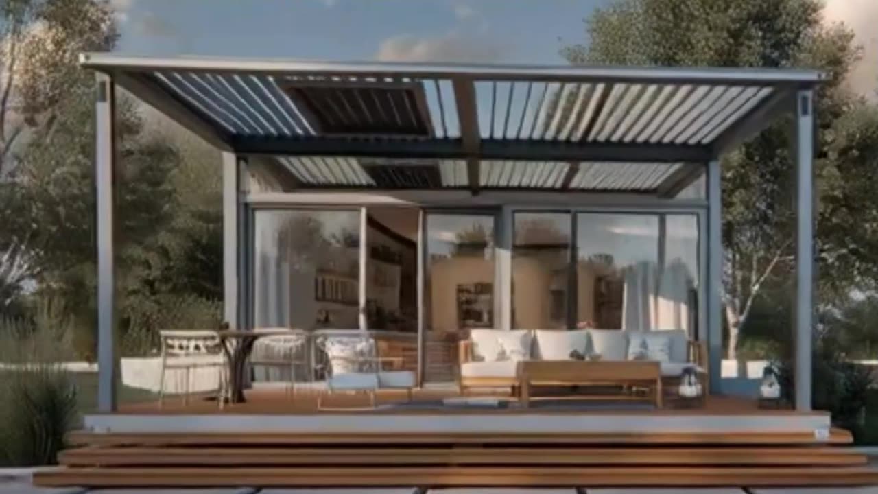 One-Story Container House Design Ideas